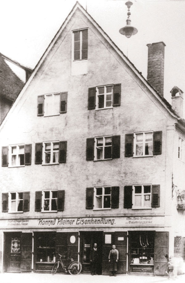 Geschäftshaus nach dem Umbau 1950